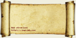 Olivera Balzamović vizit kartica